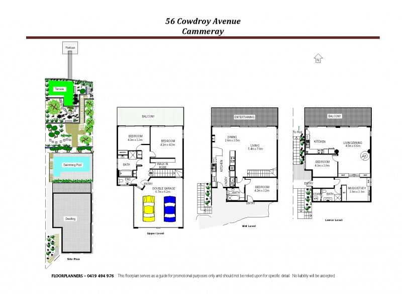 56 Cowdroy Avenue, Cammeray NSW 2062 Floorplan