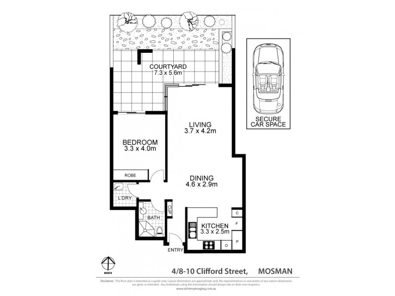 4/8-10 Clifford Street, Mosman NSW 2088 Floorplan