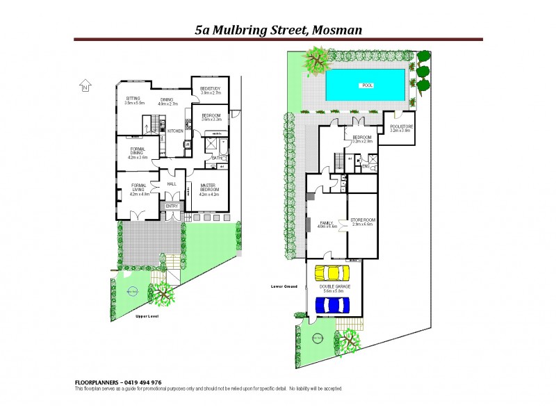 5A Mulbring Street, Mosman NSW 2088 Floorplan