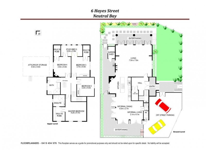 6 Hayes Street, Neutral Bay NSW 2089 Floorplan