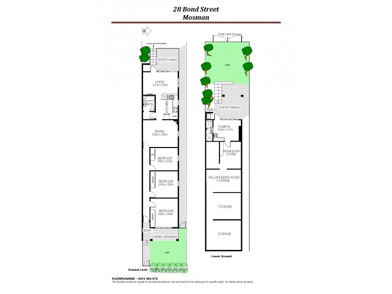 28 Bond Street, Mosman NSW 2088 Floorplan