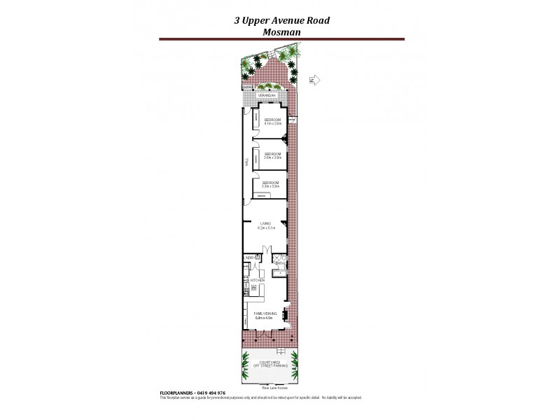 3 Upper Avenue Road, Mosman NSW 2088 Floorplan