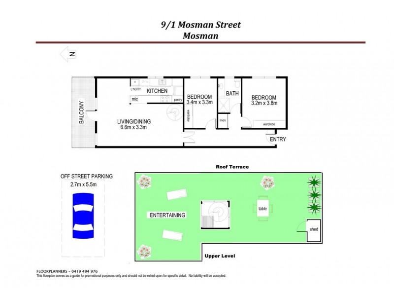 9/1 Mosman Street, Mosman NSW 2088 Floorplan