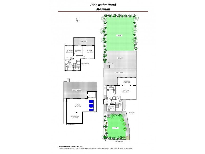 89 Awaba Street, Mosman NSW 2088 Floorplan