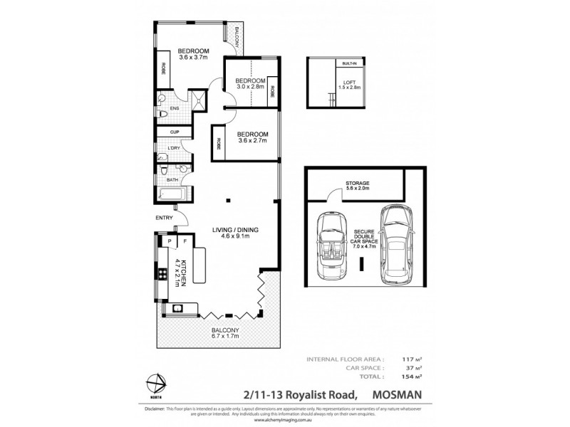 2/11-13 Royalist Road, Mosman NSW 2088