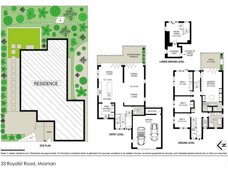 33 Royalist Road, Mosman NSW 2088 Floorplan