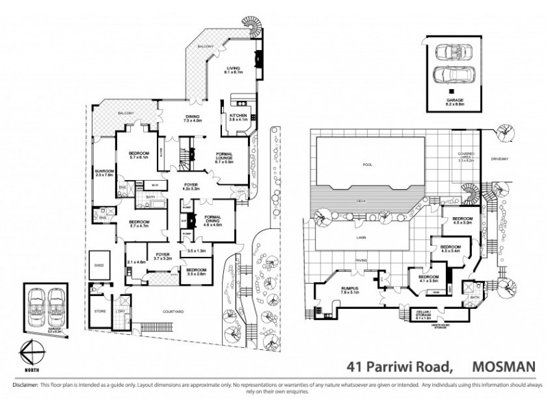 41 Parriwi Road, Mosman NSW 2088 Floorplan