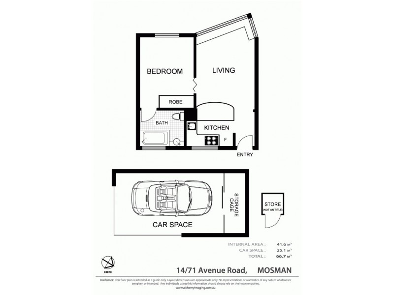 14/71 Avenue Road, Mosman NSW 2088 Floorplan
