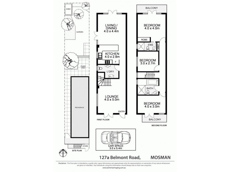127A Belmont Road, Mosman NSW 2088 Floorplan