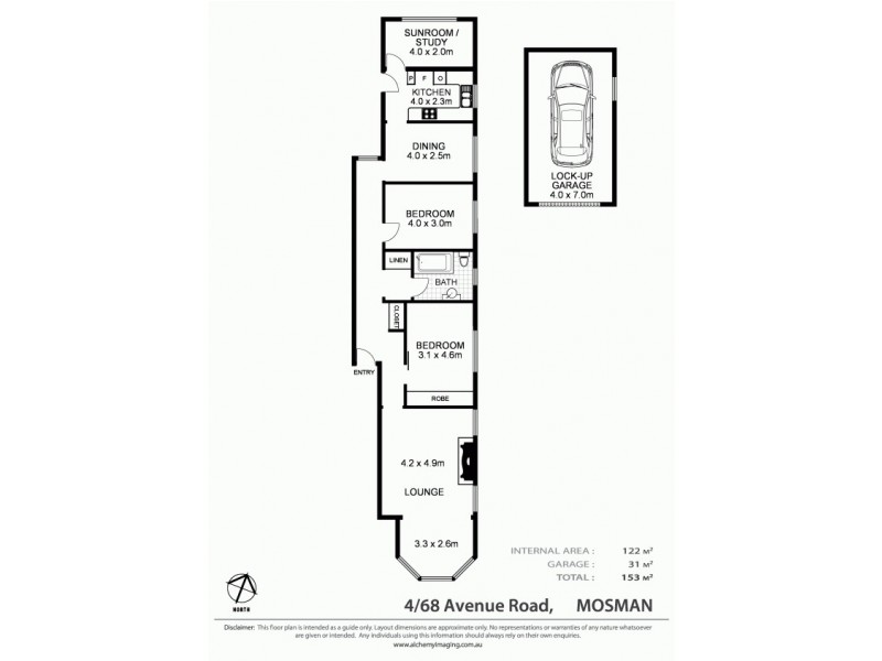 4/68 Avenue Road, Mosman NSW 2088 Floorplan