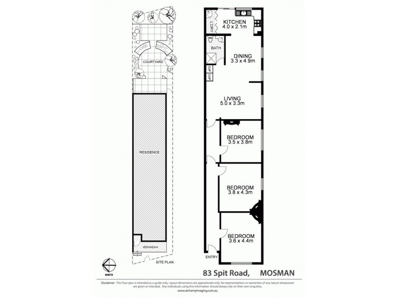 83 Spit Road, Mosman NSW 2088 Floorplan