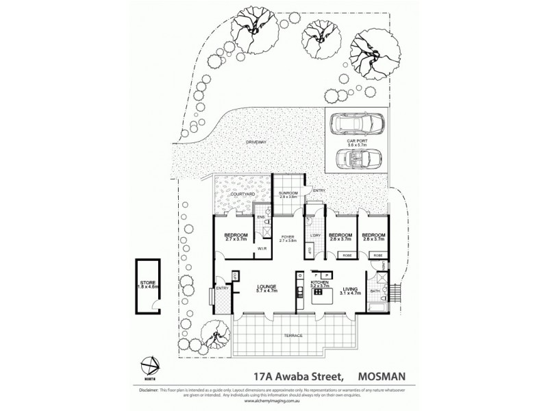 17A Awaba Street, Mosman NSW 2088 Floorplan