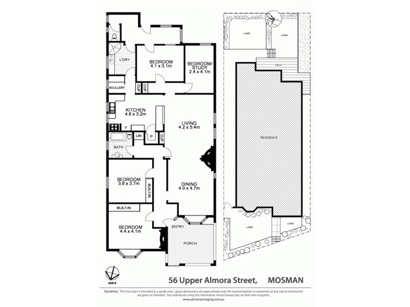 56 Upper Almora Street, Mosman NSW 2088 Floorplan