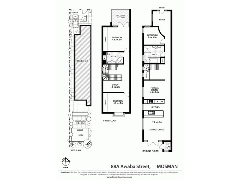 88A Awaba Street, Mosman NSW 2088 Floorplan