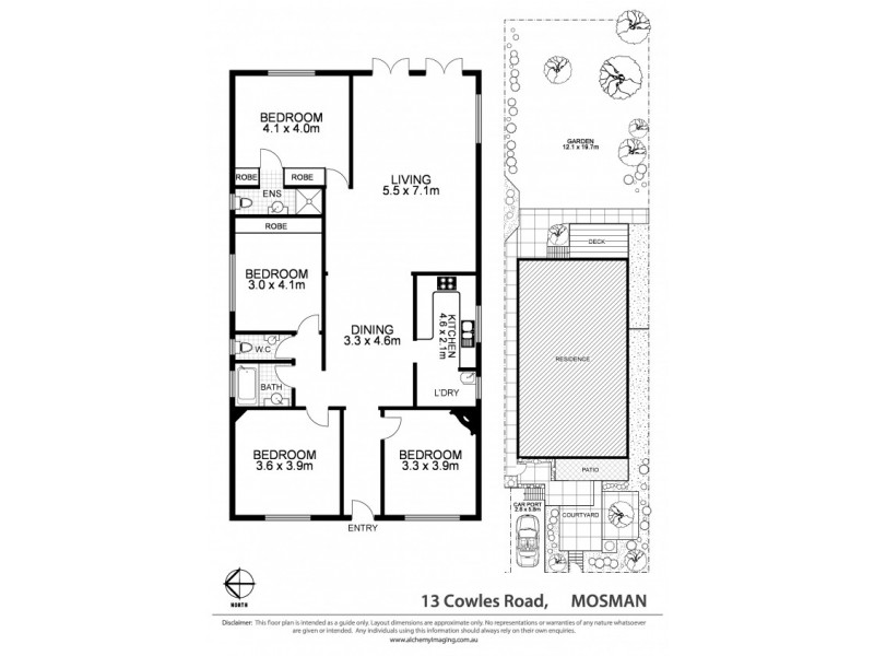 13 Cowles Road, Mosman NSW 2088 Floorplan