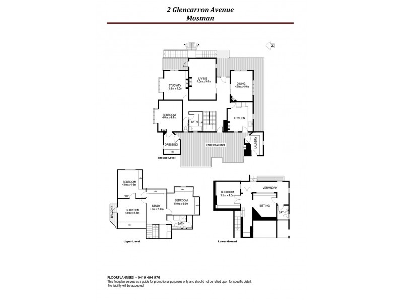 2 Glencarron Avenue, Mosman NSW 2088 Floorplan