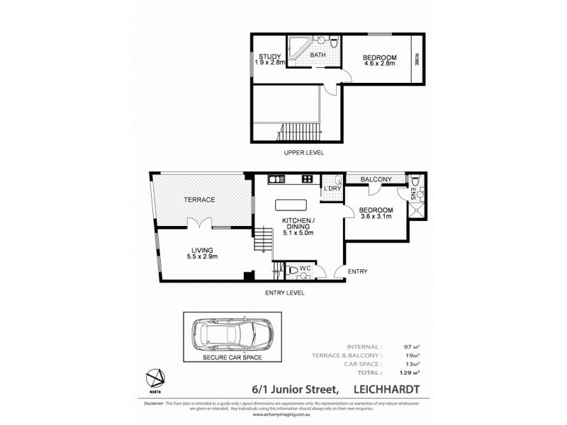 6/1 Junior Street, Leichhardt NSW 2040 Floorplan
