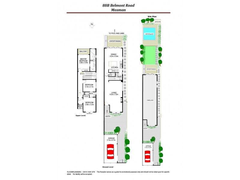 88B Belmont Road, Mosman NSW 2088 Floorplan