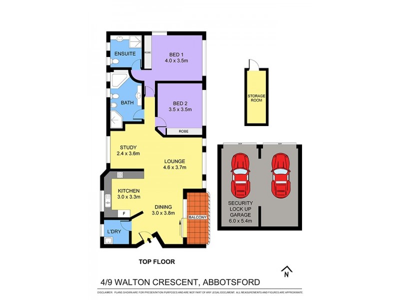 4/9 Walton Crescent, Abbotsford NSW 2046 Floorplan