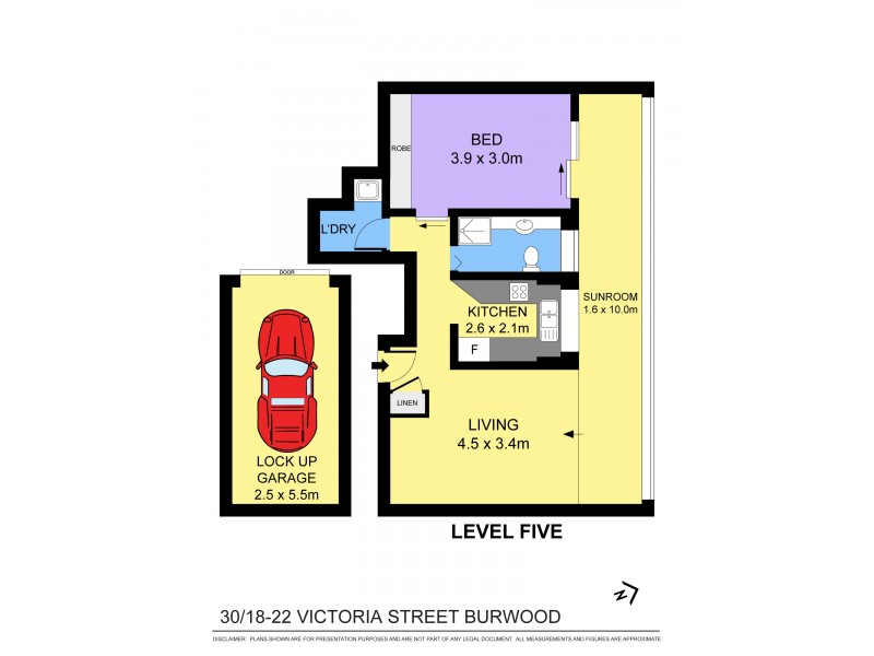 30/18-22 Victoria Street, Burwood NSW 2134 Floorplan