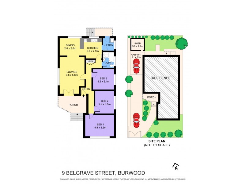 9 Belgrave Street, Burwood NSW 2134 Floorplan