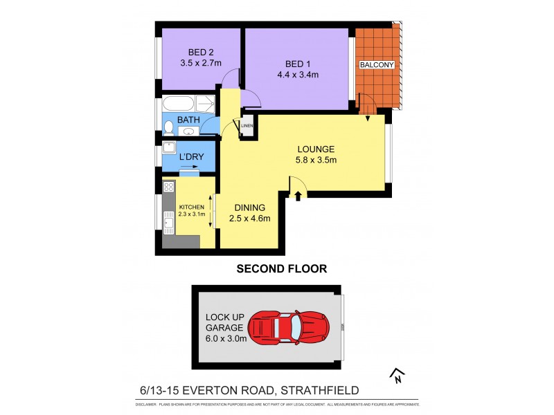 6/13-15 Everton Road, Strathfield NSW 2135 Floorplan
