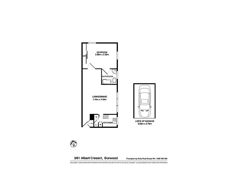 3/61 Albert Crescent, Burwood NSW 2134 Floorplan