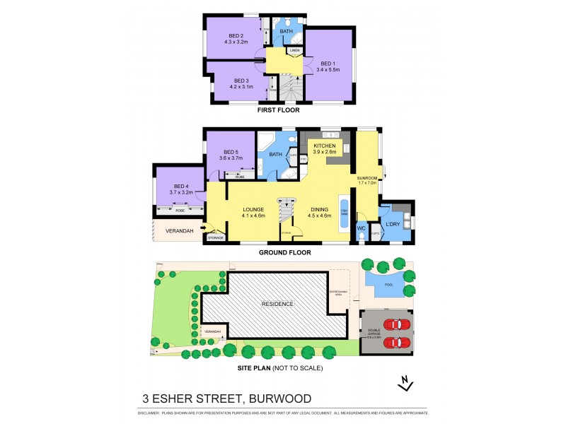 3 Esher Street, Burwood NSW 2134 Floorplan