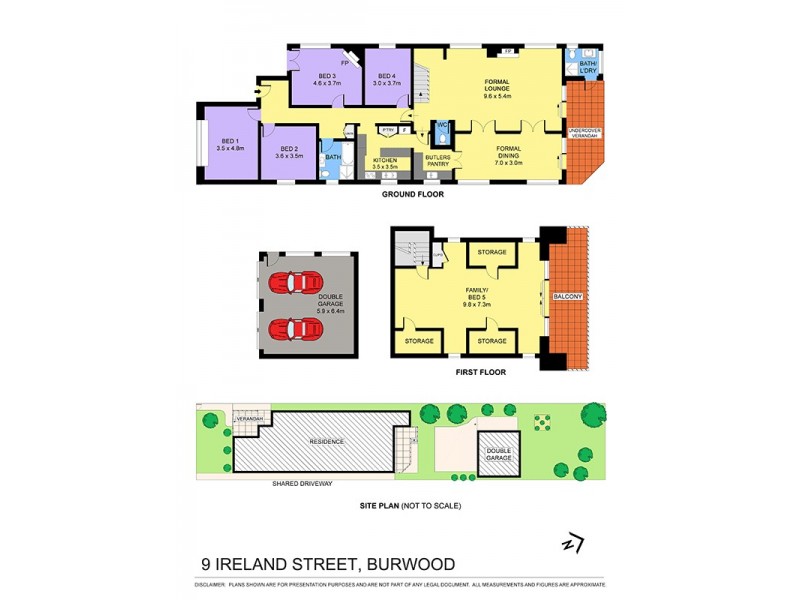9 Ireland Street, Burwood NSW 2134 Floorplan