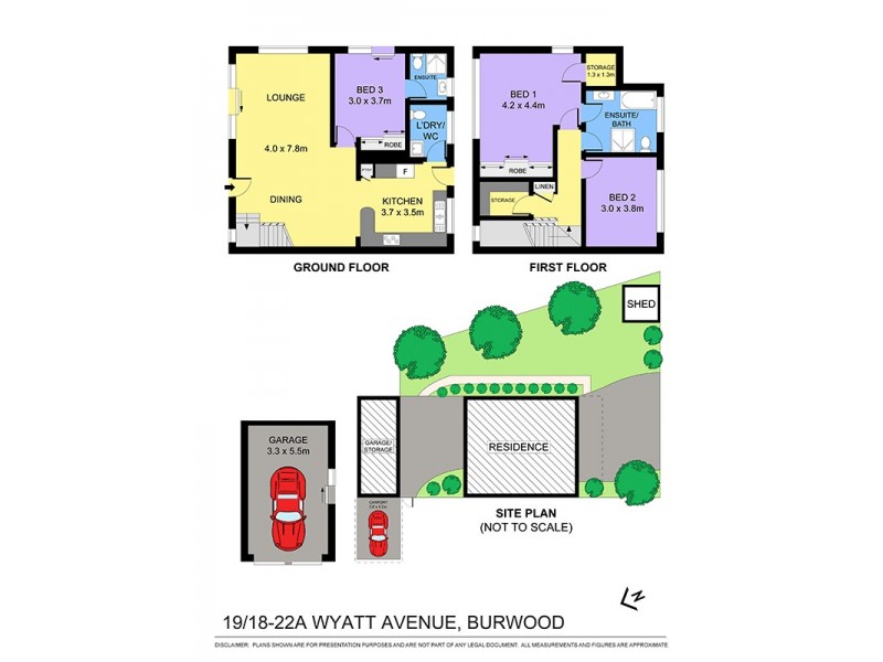 9/18A-22 Wyatt Avenue, Burwood NSW 2134 Floorplan