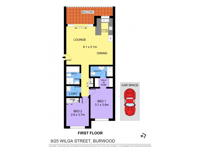 9/25-29 Wilga Street, Burwood NSW 2134 Floorplan