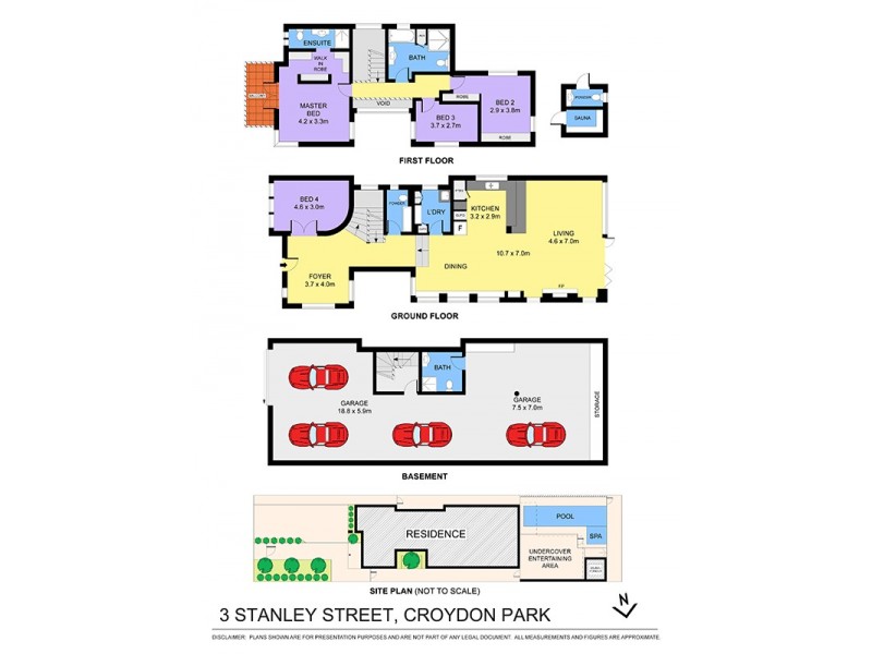 3 Stanley Street, Croydon Park NSW 2133 Floorplan