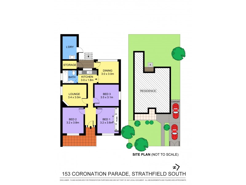 153 Coronation Parade, Strathfield South NSW 2136 Floorplan