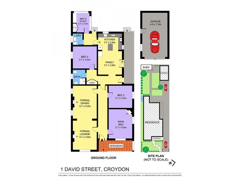 1 David Street, Croydon NSW 2132 Floorplan