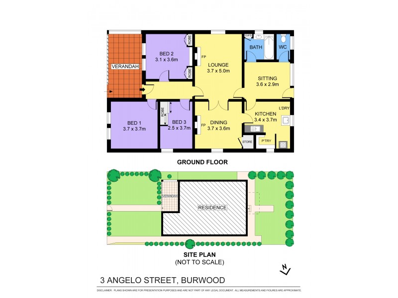 3 Angelo Street, Burwood NSW 2134 Floorplan