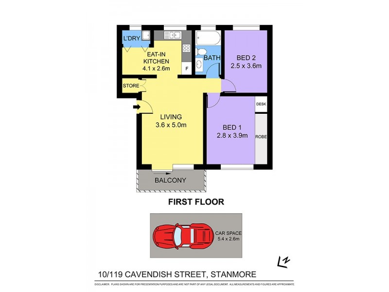 10/119 Cavendish Street, Stanmore NSW 2048 Floorplan