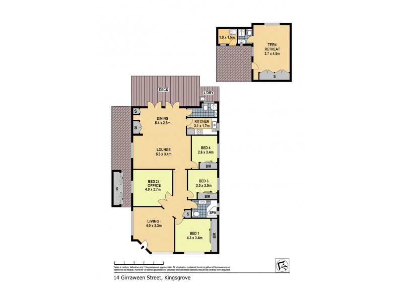 14 Girraween St, Kingsgrove NSW 2208 Floorplan
