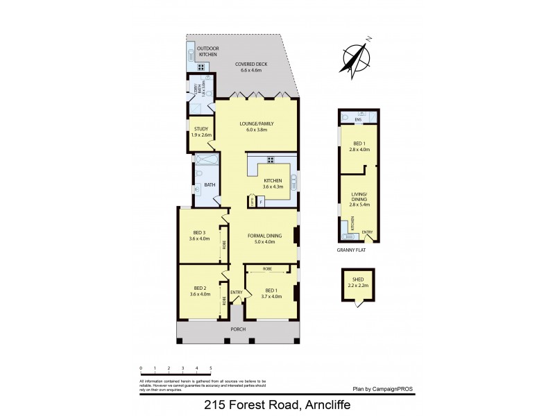 215 FOREST RD, Arncliffe NSW 2205 Floorplan
