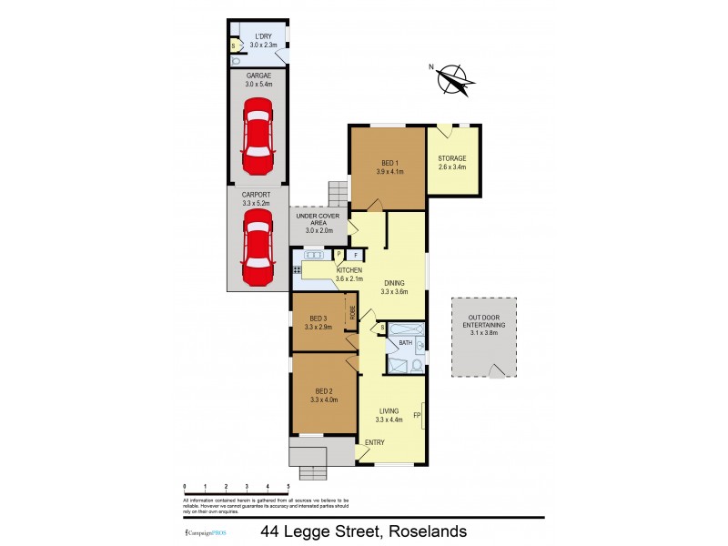 44 LEGGE ST, Roselands NSW 2196