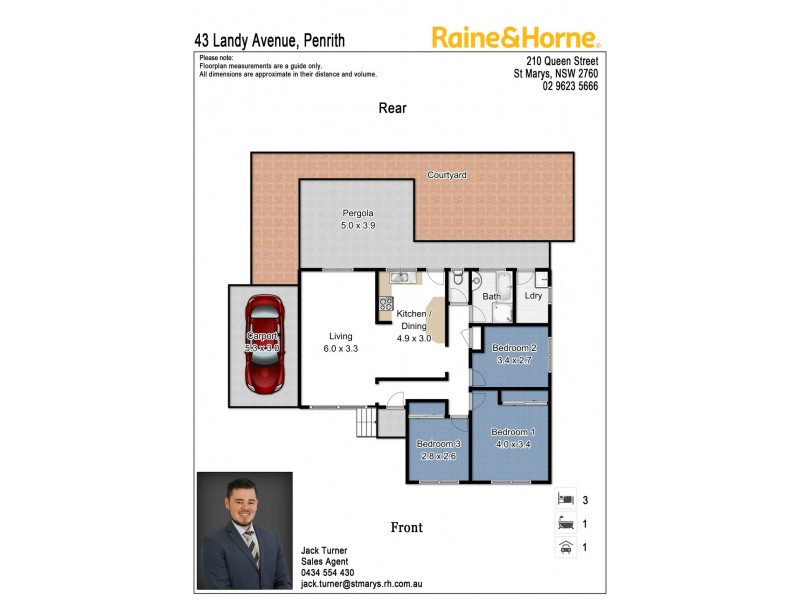 43 Landy Avenue, Penrith NSW 2750 Floorplan