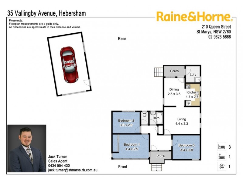 35 Vallingby Avenue, Hebersham NSW 2770 Floorplan