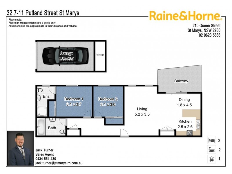 32/7-11 Putland Street, St Marys NSW 2760 Floorplan