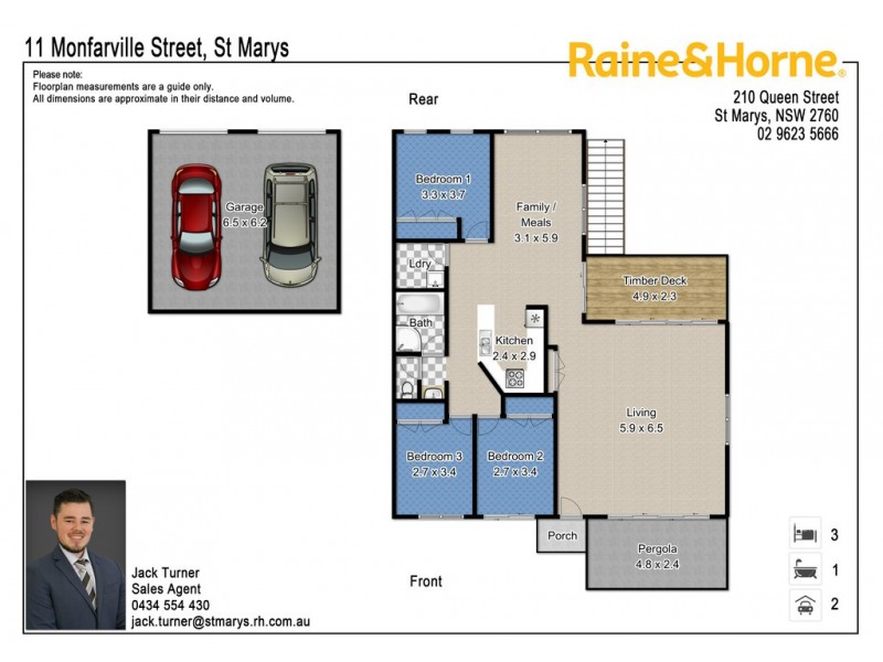 11 Monfarville Street, St Marys NSW 2760 Floorplan