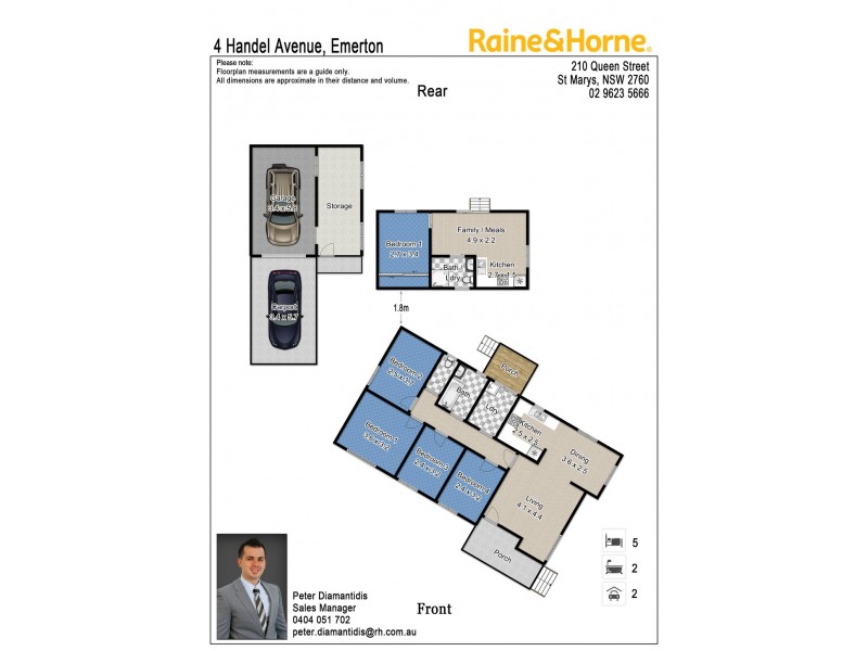 4 Handel Avenue, Emerton NSW 2770 Floorplan