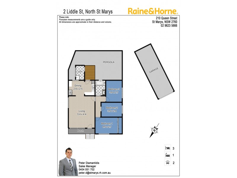 2 Liddle Street, North St Marys NSW 2760 Floorplan