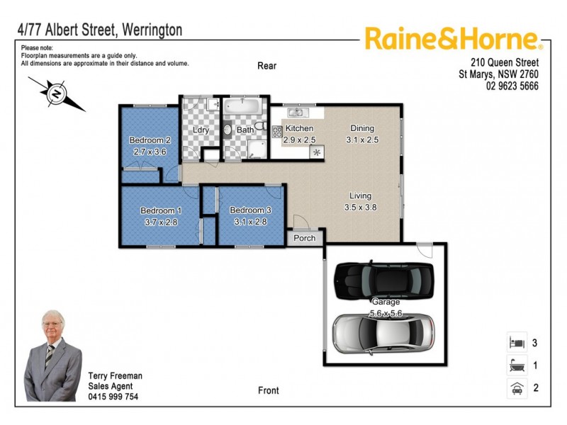 4/75-77 Albert Street, Werrington NSW 2747 Floorplan