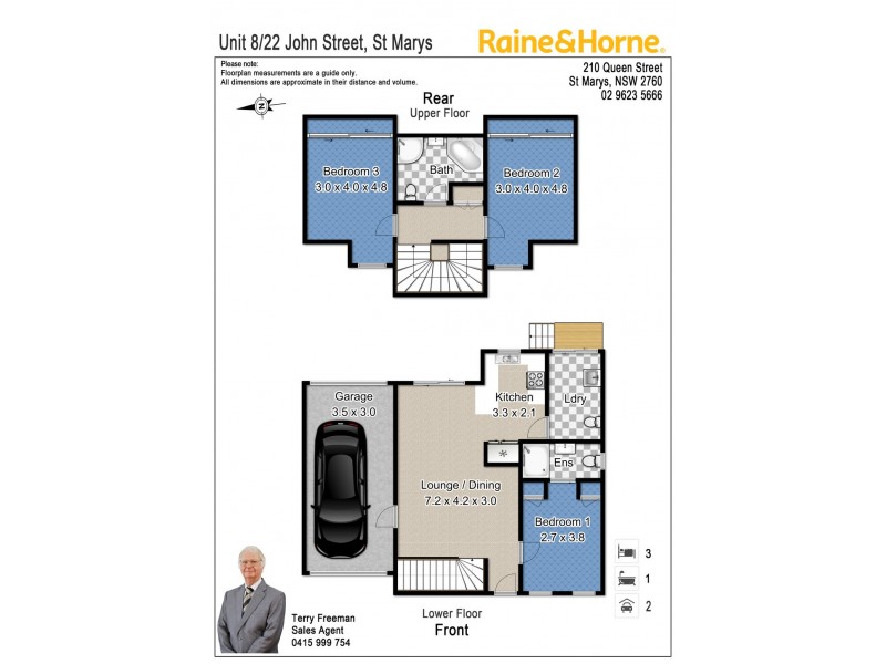 8/22 John Street, St Marys NSW 2760 Floorplan