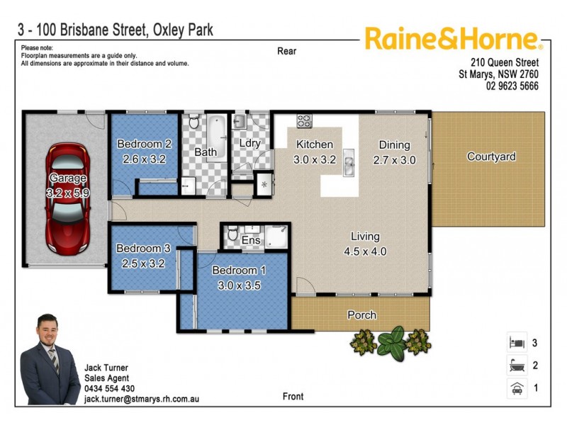 3/100 Brisbane Street, Oxley Park NSW 2760