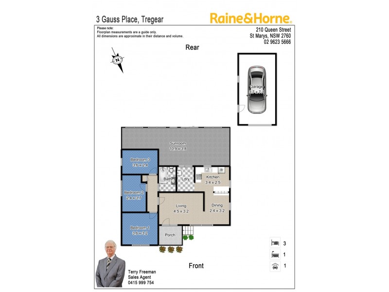 3 Gauss Place, Tregear NSW 2770 Floorplan