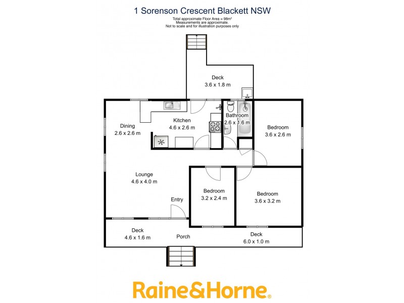 1 Sorenson Crescent, Blackett NSW 2770 Floorplan